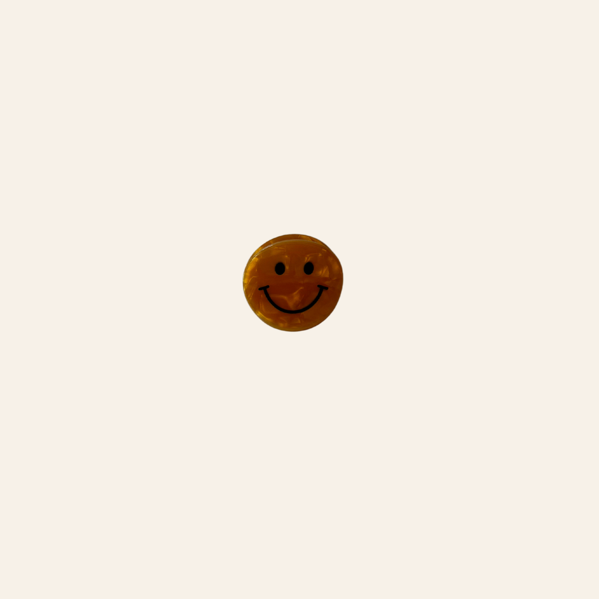 Happy hair clip smiley 