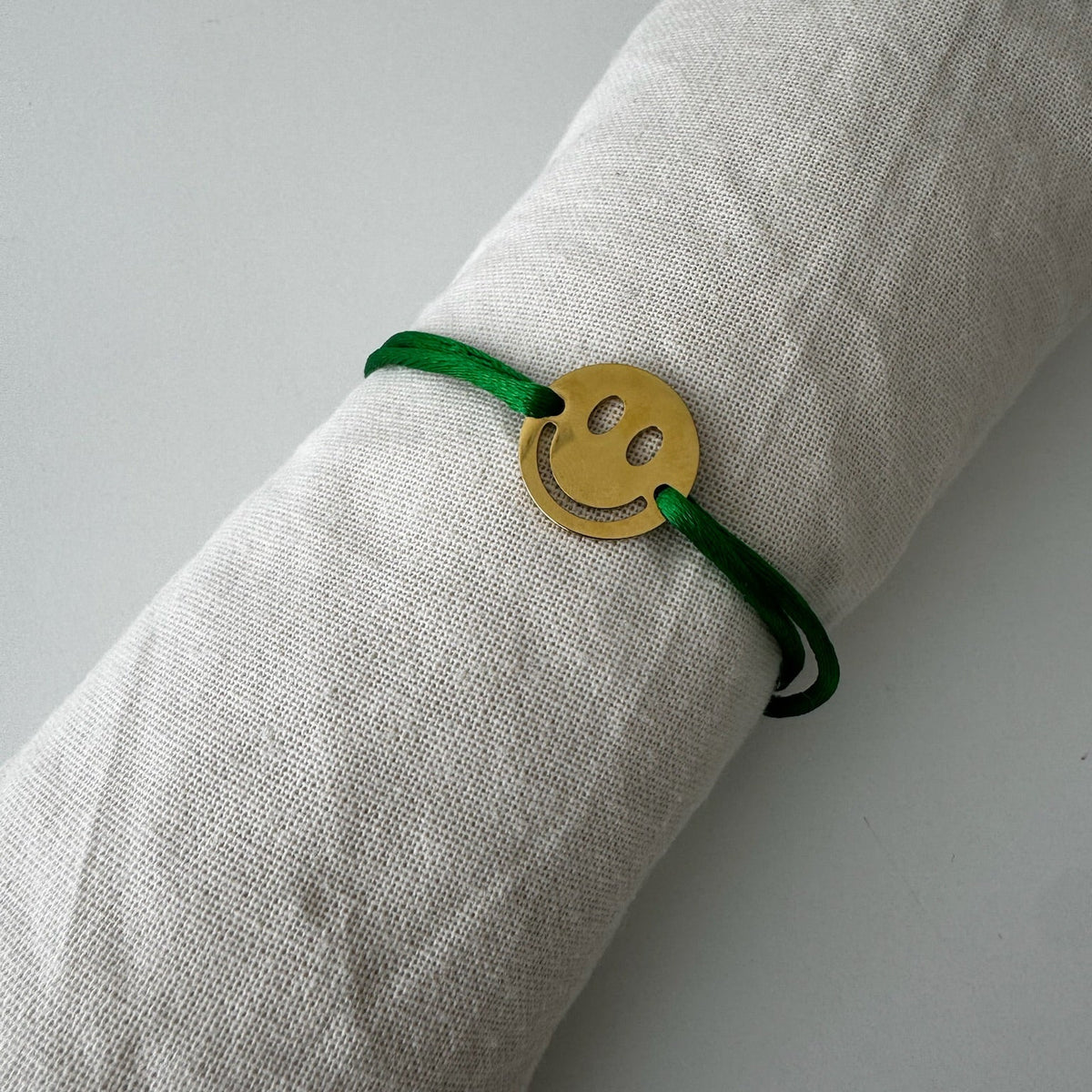 Mom bracelet smiley green 